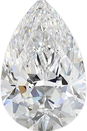 4.13 Carat D vvs2 Pear Lab Diamond