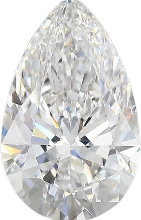 4.13 Carat E vvs2 Pear Lab Diamond