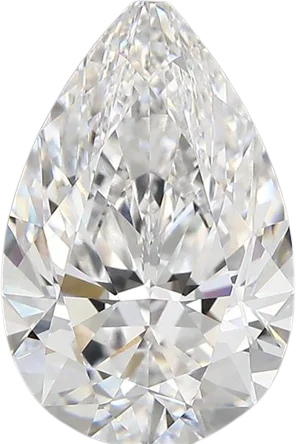 4.14 Carat D vvs2 Pear Lab Diamond