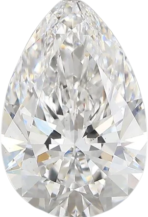 4.18 Carat D vs2 Pear Lab Diamond