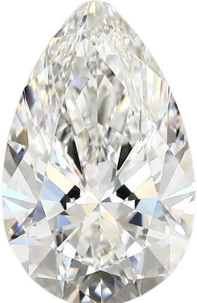 4.23 Carat F vs1 Pear Lab Diamond