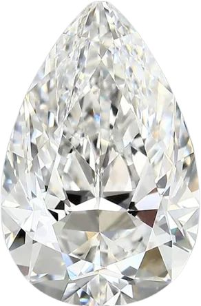 4.35 Carat E vvs2 Pear Lab Diamond