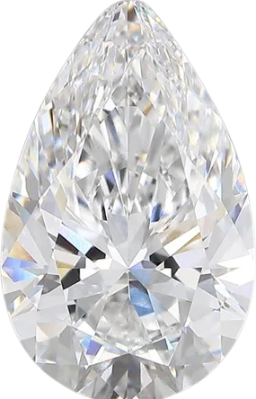 4.4 Carat E vvs2 Pear Lab Diamond