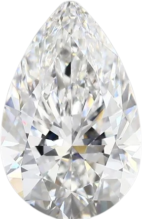 4.4 Carat E vvs2 Pear Lab Diamond