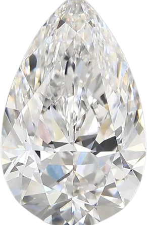 4.53 Carat D vs1 Pear Lab Diamond