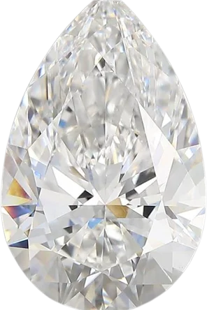 4.56 Carat E vs1 Pear Lab Diamond