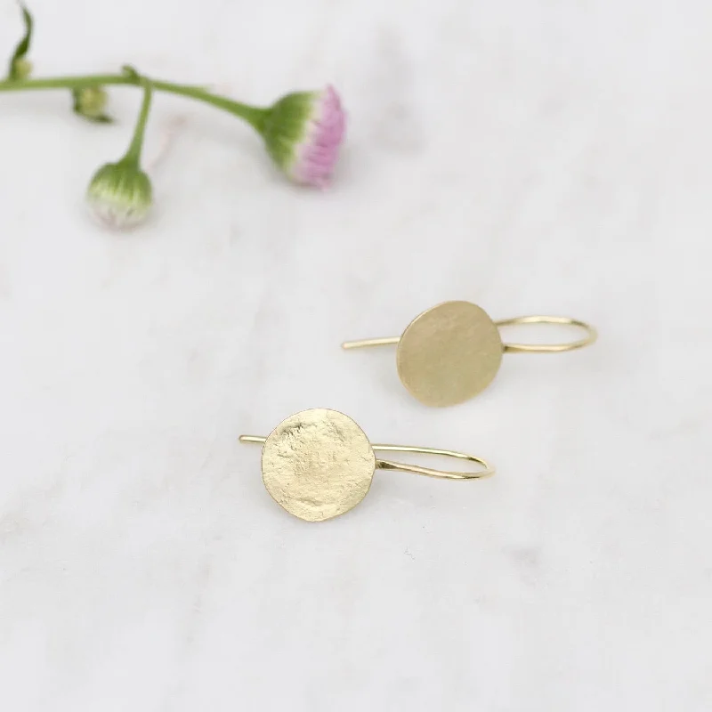 Parchment Disk Earrings