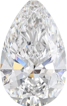 5.17 Carat E vvs2 Pear Lab Diamond