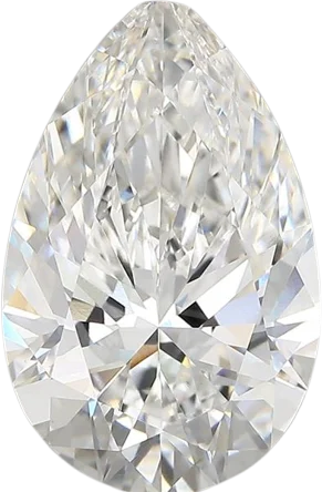 5.22 Carat F vvs2 Pear Lab Diamond