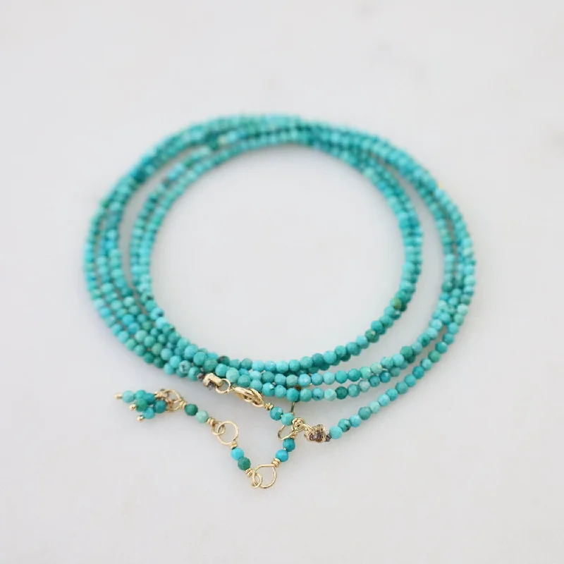 Turquoise Wrap Bracelet & Necklace