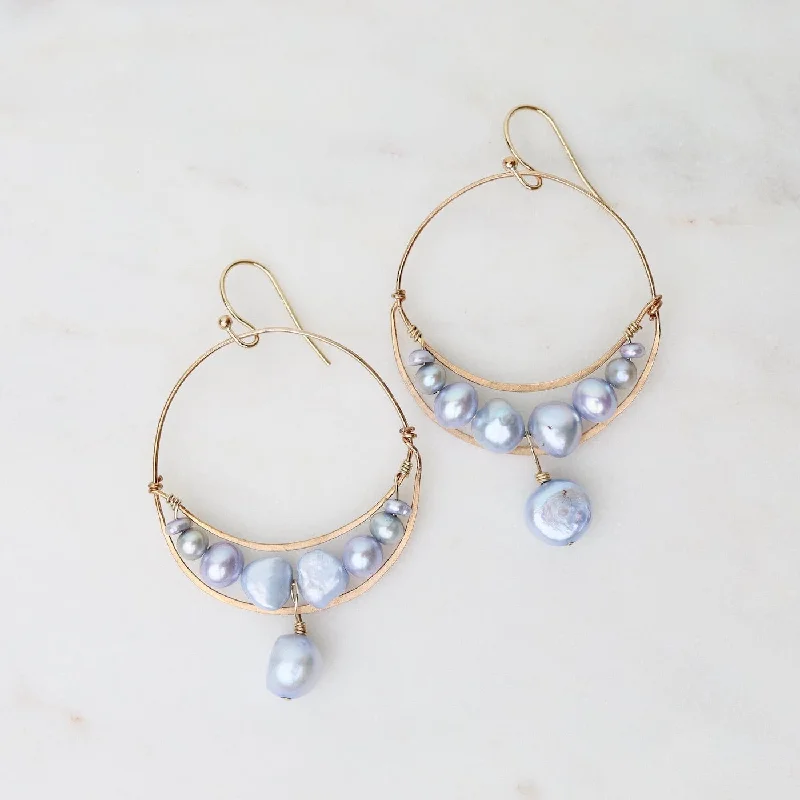 Blue Rising Tide Earrings