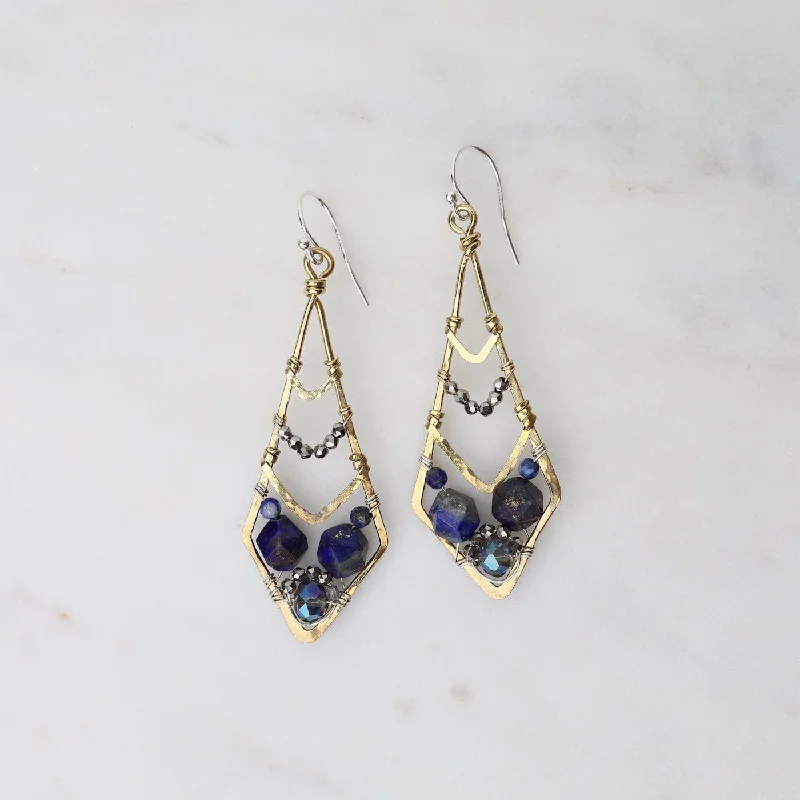 Blue Sky Kite Earrings