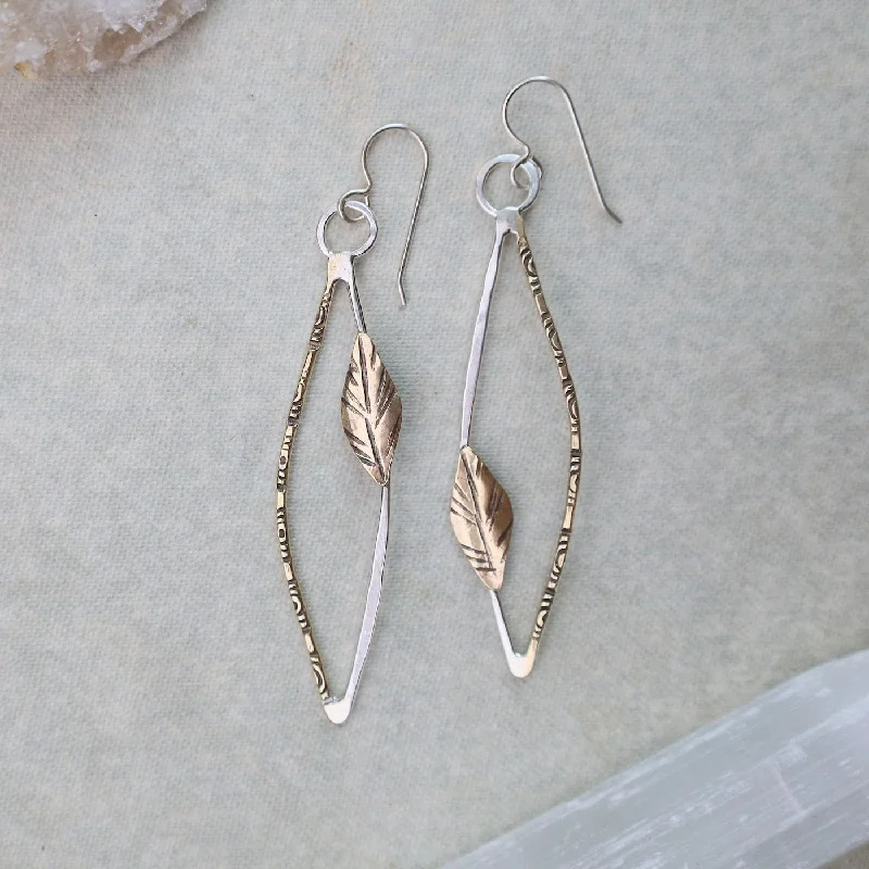 Single Leaf Earrings