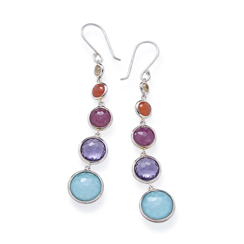 Ippolita Sterling Silver Lollipop Lollitini Earrings in Multi