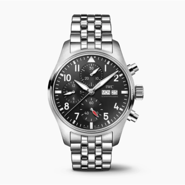 IWC Schaffhausen Pilot's Watch Chronograph 41 Black Dial