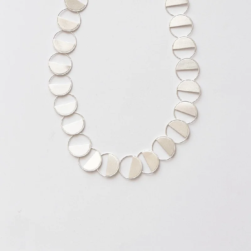 Half Moon Open Link Necklace