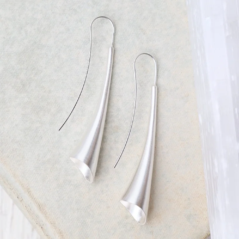 Large Flute Earrings