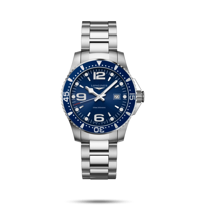 Longines Hydroconquest Watch Blue Dial 39mm Quartz