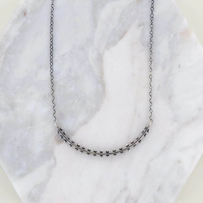 Dot Arc Necklace