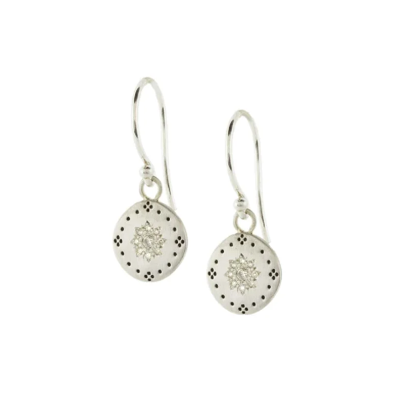 Diamond Cluster Earrings