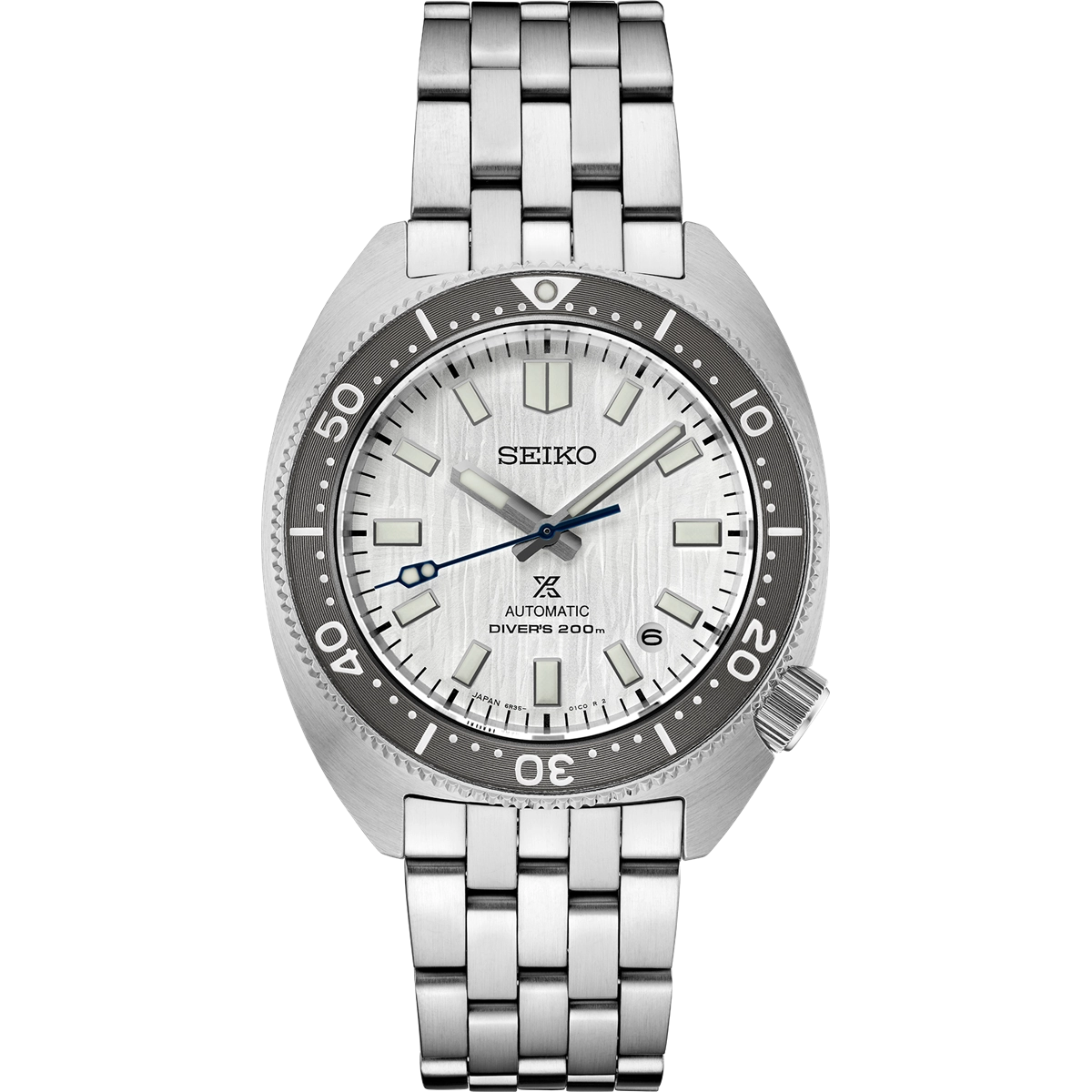 Seiko Prospex Stainless Steel Silver Dial 41mm Automatic