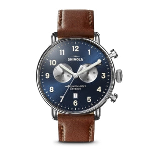 Shinola The Canfield Chrono Midnight Blue 43mm Quartz